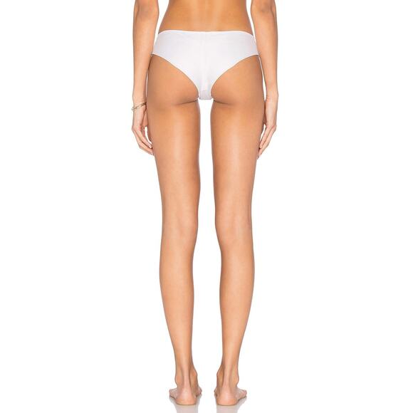 Eberjey Womens So Solid Coco Bikini Bottom Low Rise Cheeky Ecru Size M NWT - Picture 2 of 10